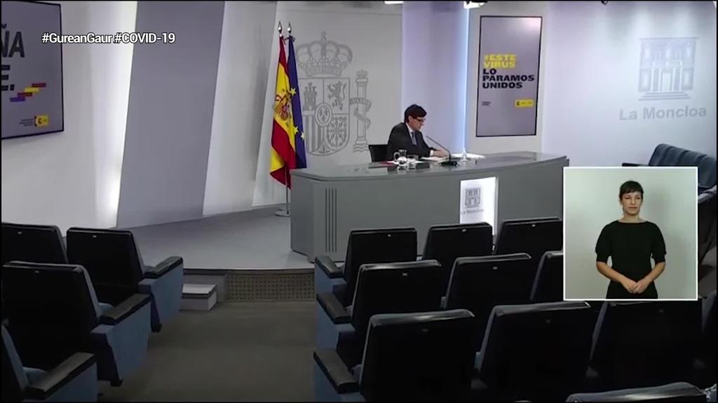 Espainiako Gobernuak Estatu osoan konfinamenduetarako irizpide komunak ezarri ditu