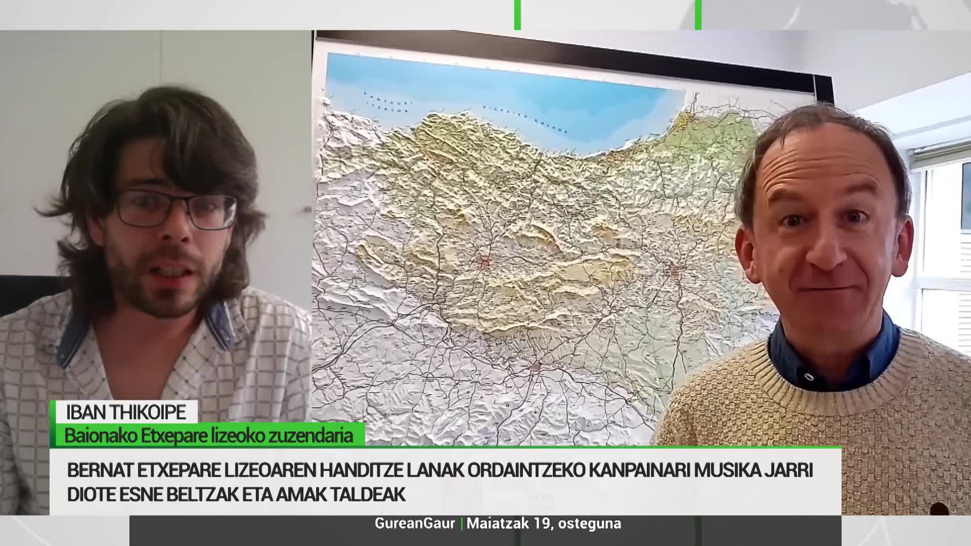 Iban Thikoipe: 'Mapa bat baino gehiago da, gure eskola proiektua islatzen duelako'
