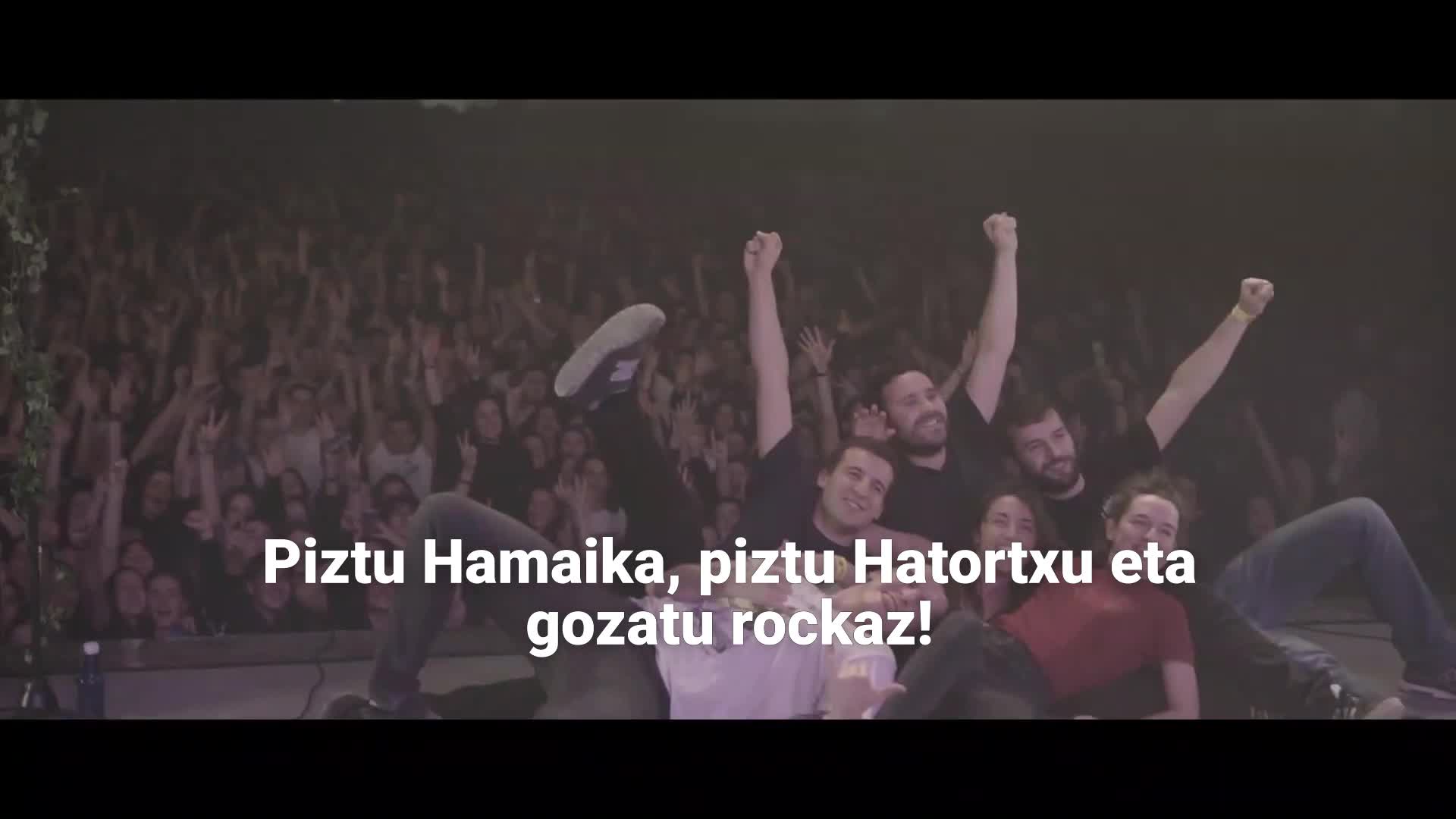 Delirium Tremens eta Rotten XIII taldeen kontzertua zuzenean Hamaika